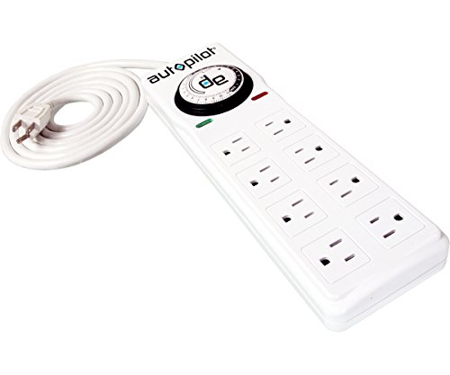 Hydrofarm TMSP8 Surge Protector with 8 outlets & Timer