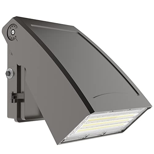 HYPERLITE LED Wall Pack Light 40W with Dusk-to-Dawn Photocell
