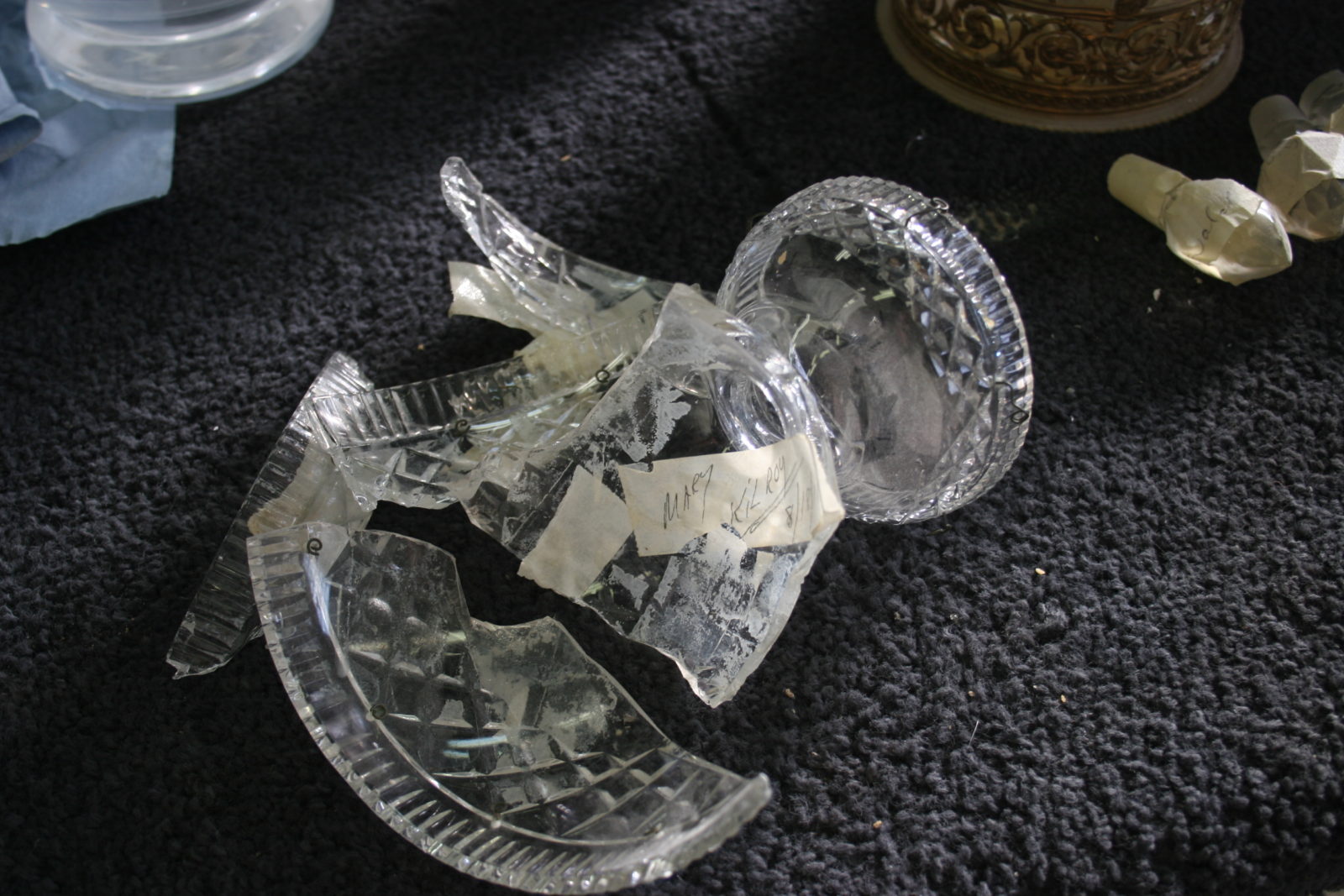 I Broke A Crystal Glass And It Is In Pieces. How Can I Repurpose It?