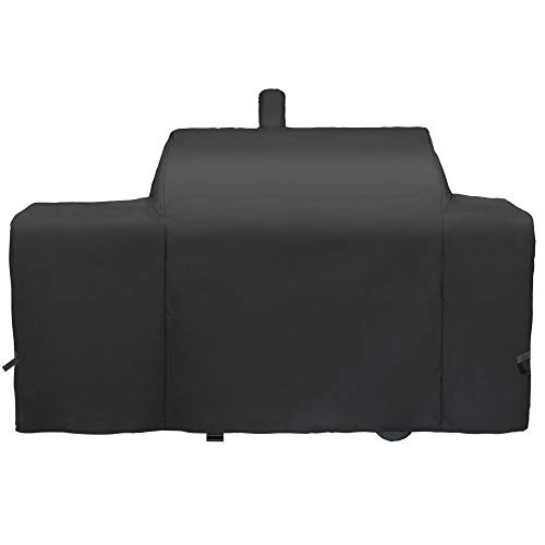 i COVER Grill Cover for Oklahoma Joe's Longhorn Combo Charcoal Gas Smoker & Grill Cover