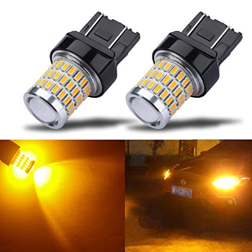  KATUR 7440 7443 7444NA 7441 992 Led Light Bulb High Power 3014  54 Chipsets Super Bright 650 Lumens Replace for Turn Signal Back Up Reverse  Brake Tail Stop Parking RV Lights,Xenon White(Pack of 10) : Automotive