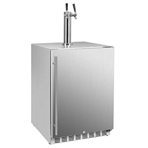 ICEJUNGLE Full Size Beer Kegerator Refrigerator
