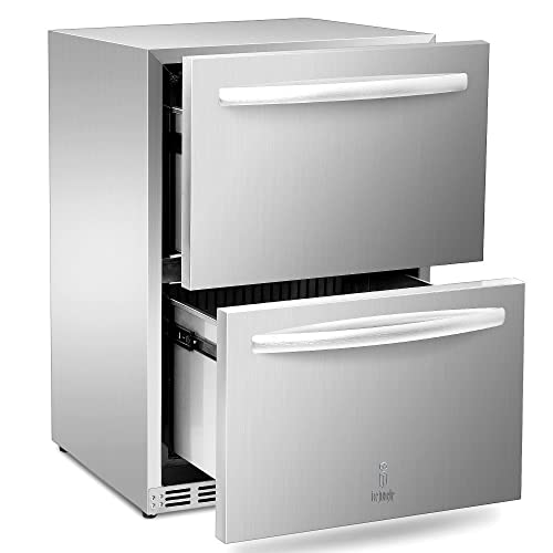 VEVOR 0.53 cu. ft. Outdoor Refrigerator Portable Mini Freezer -4