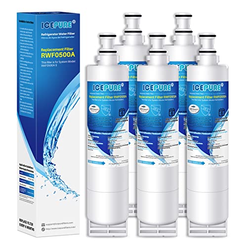 ICEPURE Refrigerator Water Filter Replacement 5PACK