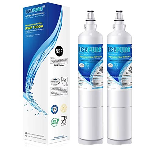 ICEPURE 2-Pack Refrigerator Water Filter for LG and Kenmore Models