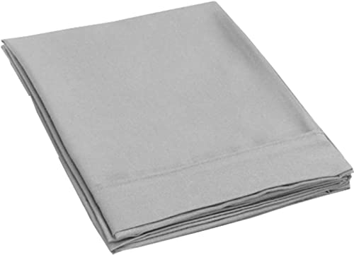 Icyfall Queen Size Single Flat Sheet in Gray, Hotel Quality