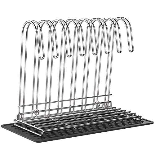 Marbrasse Retractable Cup Drying Rack, Drinking Glass and Sports Bottle  Drainer Stand, Plastic Bag Dryer and Mug Tree with Non-Slip Bottom for  Kitchen