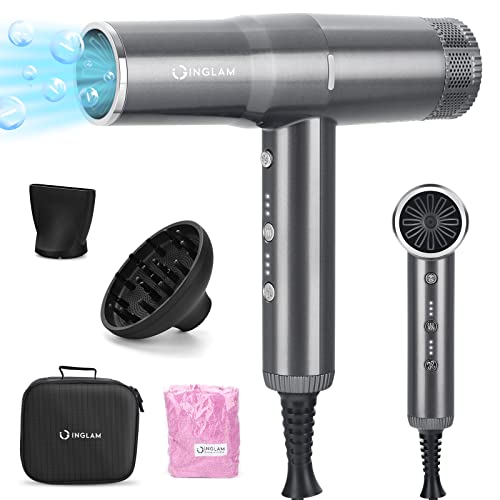 IG INGLAM Professional Hair Dryer with Diffuser