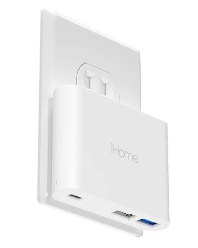 iHome 32W AC Pro Charger Block - Charging Station for Apple Devices