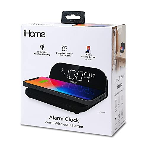 iHome Alarm Clock with Wireless Charger