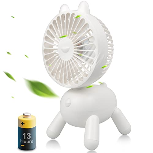 ikiu 8 Inch Rechargeable Mini Desk Fan