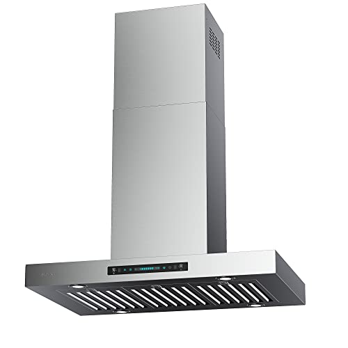 Smart Stainless 42" Range Hood with Gesture Control