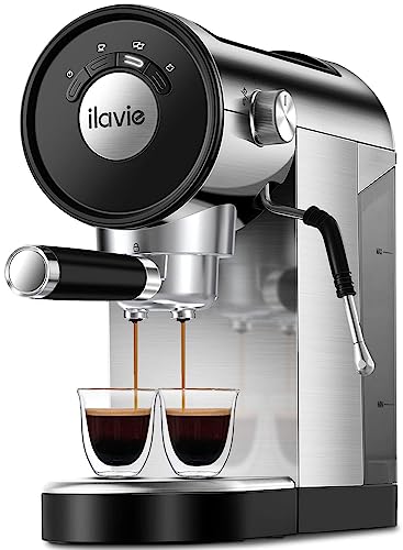 ILAVIE Espresso Coffee Machine with Steamer