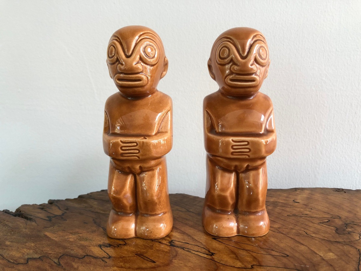 In What Year Were Japanese Tiki Totem Salt And Pepper Shakers Made?