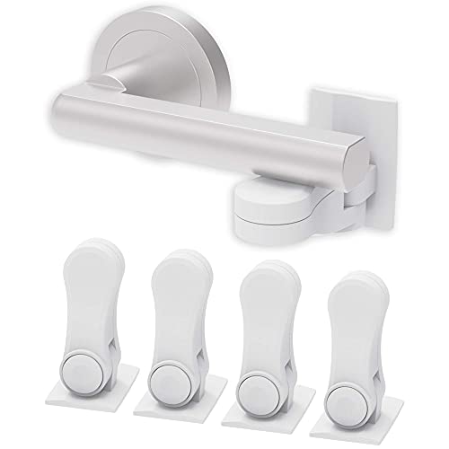 Heart of Tafiti Child Safety Cabinet Locks - (6 Pack) Baby Proofing Latches, Cabinet Drawer Baby Safety Locks, Multifunction, 3M Adhesive Tapes