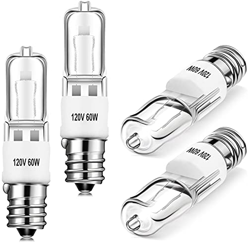 Incandescent Bulb 120V 60W (4) - Quality Glass & Easy to Install