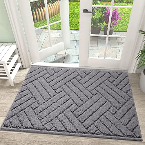 Indoor Doormat, Non-Slip Entryway Rug, Absorbent Door mat