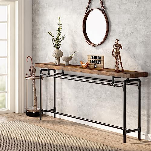Industrial Console Table for Entryway or Living Room