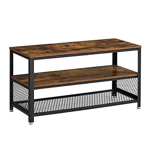 Industrial Rustic Brown TV Stand