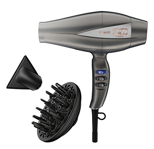 INFINITIPRO 3Q Compact Hair Dryer - Powerful and Frizz-Free