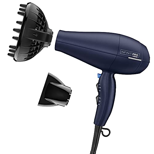 INFINITIPRO BY CONAIR Hair Dryer with Diffuser - Enhance Your Curls and Waves