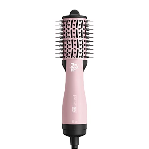 INFINITIPRO BY CONAIR The Knot Dr. All-in-One Travel Friendly Oval Dryer Brush, Hair Dryer & Volumizer, Hot Air Brush