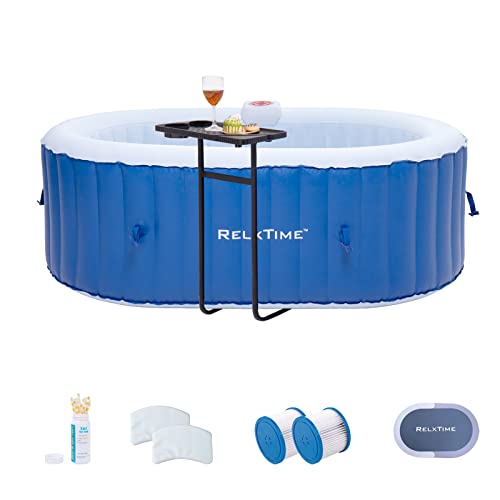 Inflatable Portable Hot Tub 2 Person Outdoor Air Jet Spa