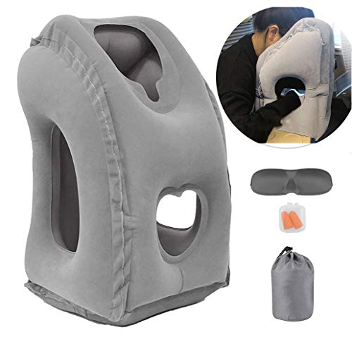 Kimiandy Travel Air Pillow: Comfortable Support for Neck and Lumbar