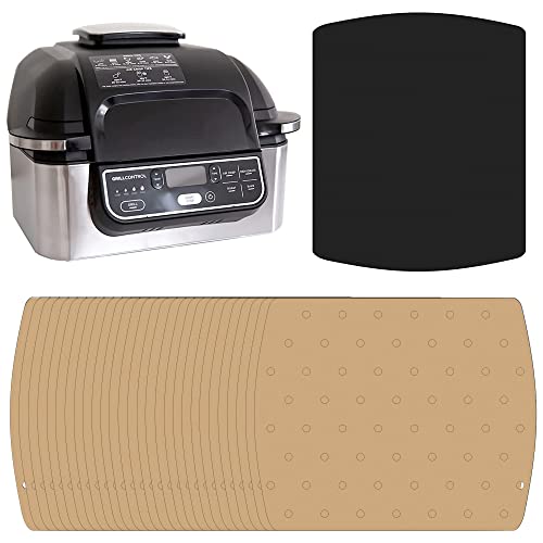INFRAOVENS Air Fryer Unbleached Parchment Paper for Ninja Foodi Grill 5-in-1 AG301 - Perfect Air Fryer Accessories for Easy Clean-up and Protection