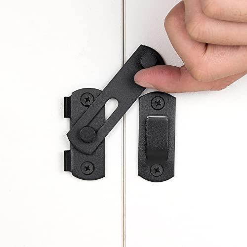 Metal Bifold Door Lock, TAMIDN Bi-fold Door Lock Installation-Free, Lock  for Bifold Closet Doors Security and Convenience Double Door Child Safety