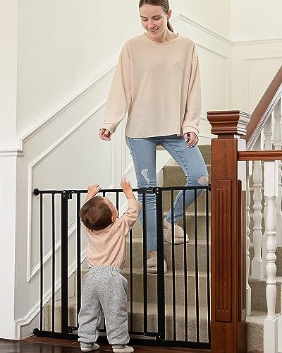 InnoTruth Wide Baby Gate for Stairs & Doorways