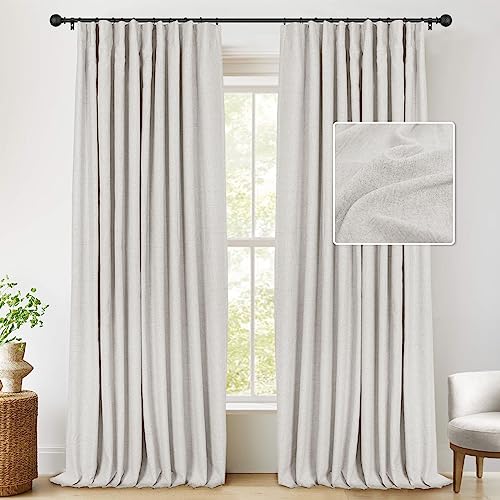 INOVADAY Linen Blackout Curtains - Functional and Stylish