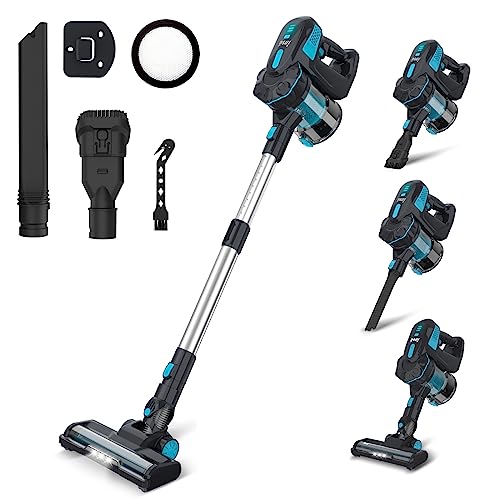 BLACK+DECKER Powerseries Extreme Cordless Stick Vacuum Cleaner, Blue with  Replacement Filter (BSV2020G & BSVF1)
