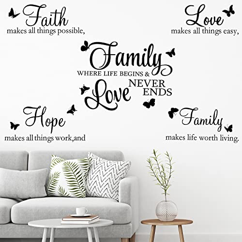 Inspirational Butterfly Wall Decals