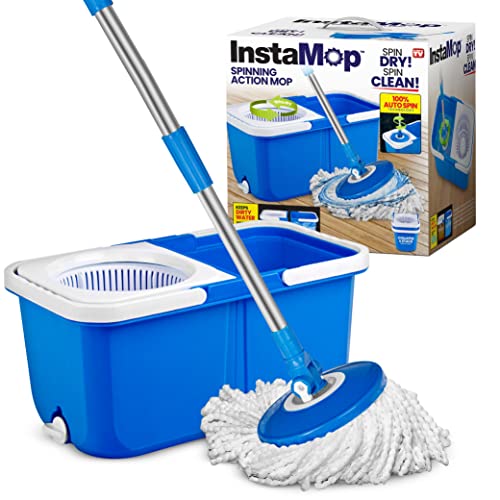 Emson Instamop 2-Bucket Spin Mop and Wringer Set