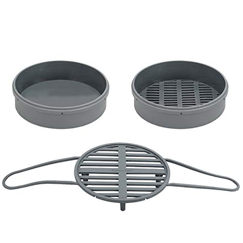 ecozoi Premium Stackable Steamer Insert Pans Pot in Pot for Smaller Instant  Pot