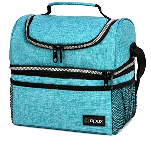 Insulated Double Decker Lunch Bag