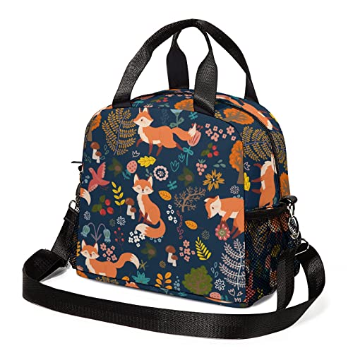 Insulated Fox Lunch Bag