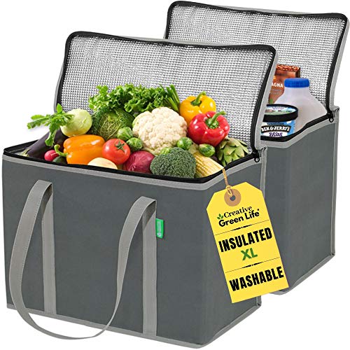 Insulated Reusable Grocery Bags - Premium Quality Cooler Bags