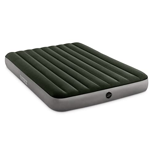 Intex Prestige Downy Inflatable Airbed - Queen Size, 600 lb Capacity