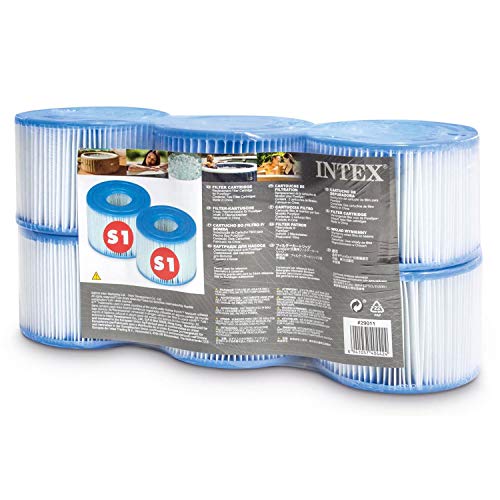 Intex Type S1 PureSpa Hot Tub Filter Replacement Cartridges
