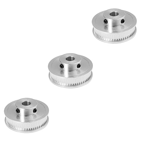 iplusmile 3pcs Electric Motor Pulley Gear Set for 3D Printer Silver