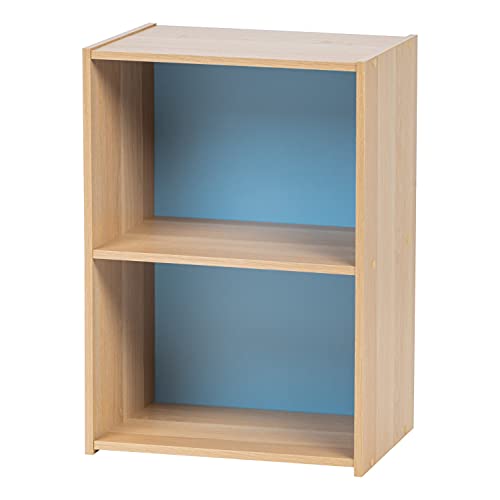 IRIS USA 2-Tier Wood Storage Shelf