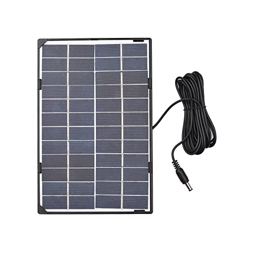 Irishom 6W 12V Solar Panel - Easy Installations, High Efficiency, Eco-friendly