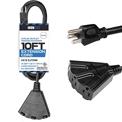 Iron Forge Cable 3 Outlet Extension Cord