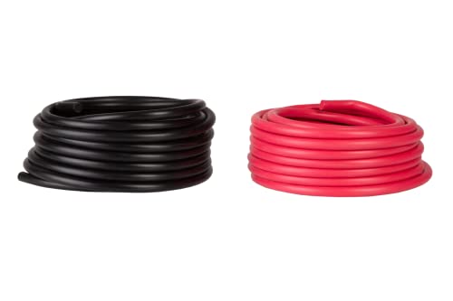 6 Gauge Primary Wire 25ft 2-Pack - Copper Clad Aluminum - Red & Black