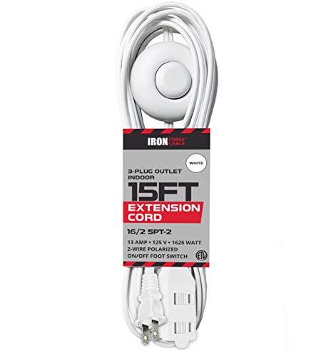 Iron Forge Cable Foot Switch Extension Cord