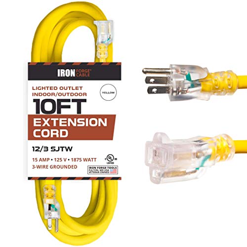Iron Forge Outdoor Lighted Extension Cord