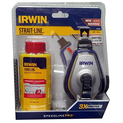 IRWIN Speedline Pro Chalk Reel - Efficient and Reliable Chalk Marking Tool