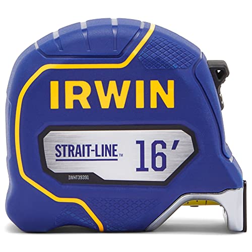 IRWIN 16ft Strait-LINE Tape Measure with Retraction Control